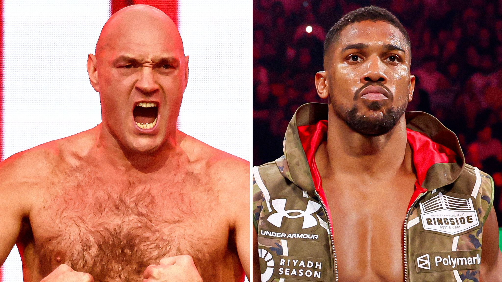 aj vs fury ring walk